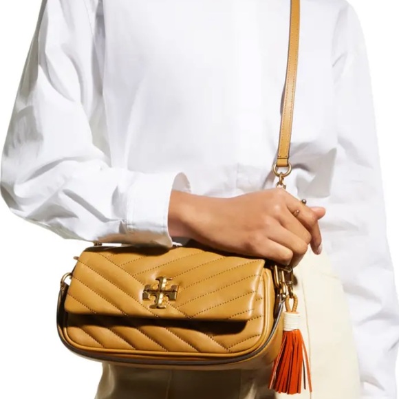 🎀NeW! Tory Burch Kira Small Tassel Flap Shoulder Bag - Picture 4 of 17